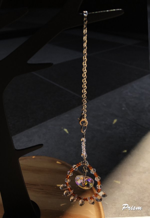 画像3: ハート(18mm）クリアーAB／愛車用「ドリームクリスタル」サンキャッチャー (3)