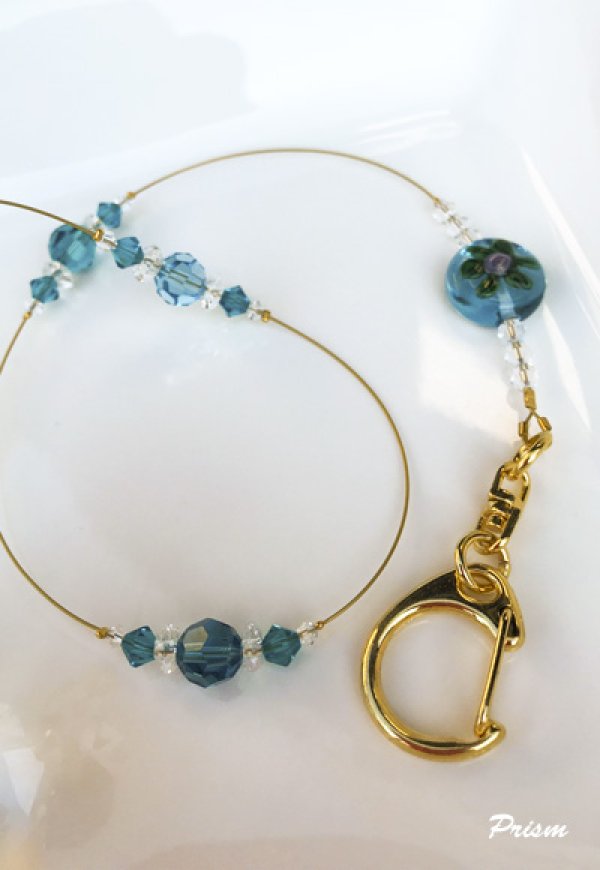 画像2: ダイア40mmグリーン／天使 ロング丈サンキャッチャー (2)