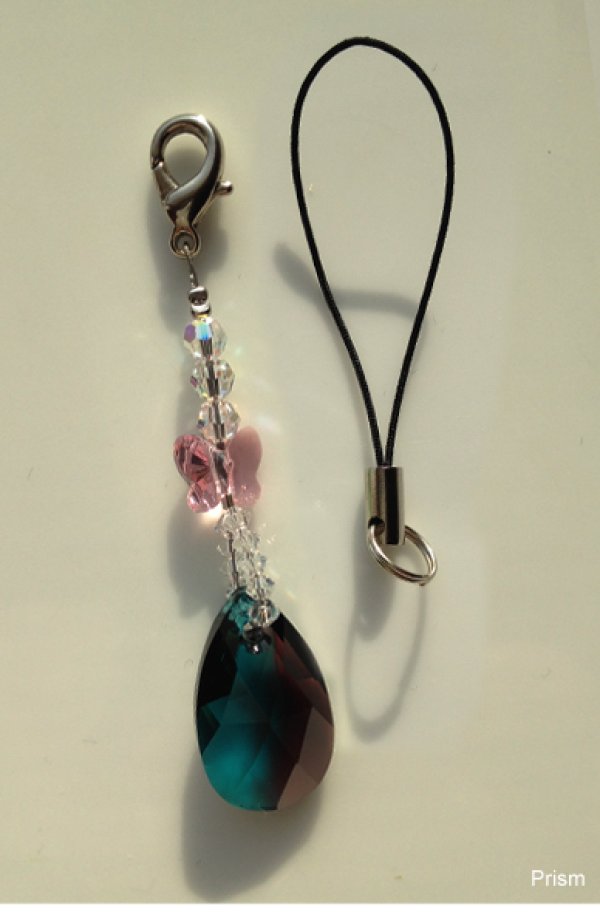 画像2: しずく（20mm）バーガンディーブルージルコンブレンド＜C＞/ストラップ (2)