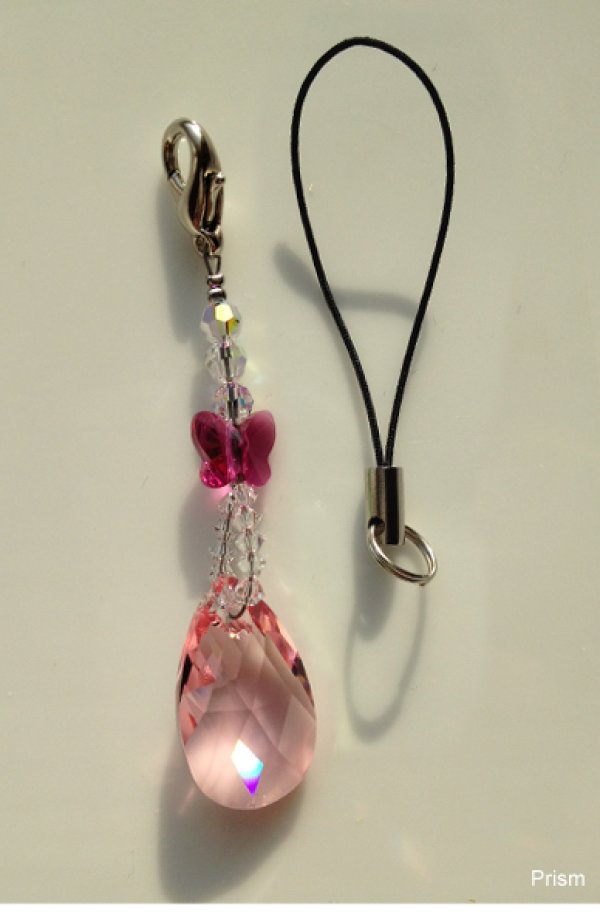 画像2: しずく（20mm）ライトローズ＜E＞/ストラップ (2)